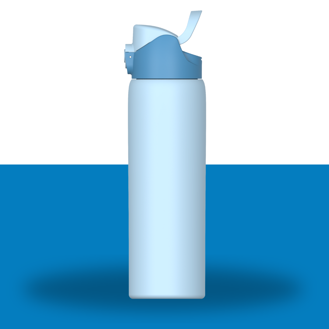 Nestqi Stainless Vaccum Water Bottle- Blue 28oz
