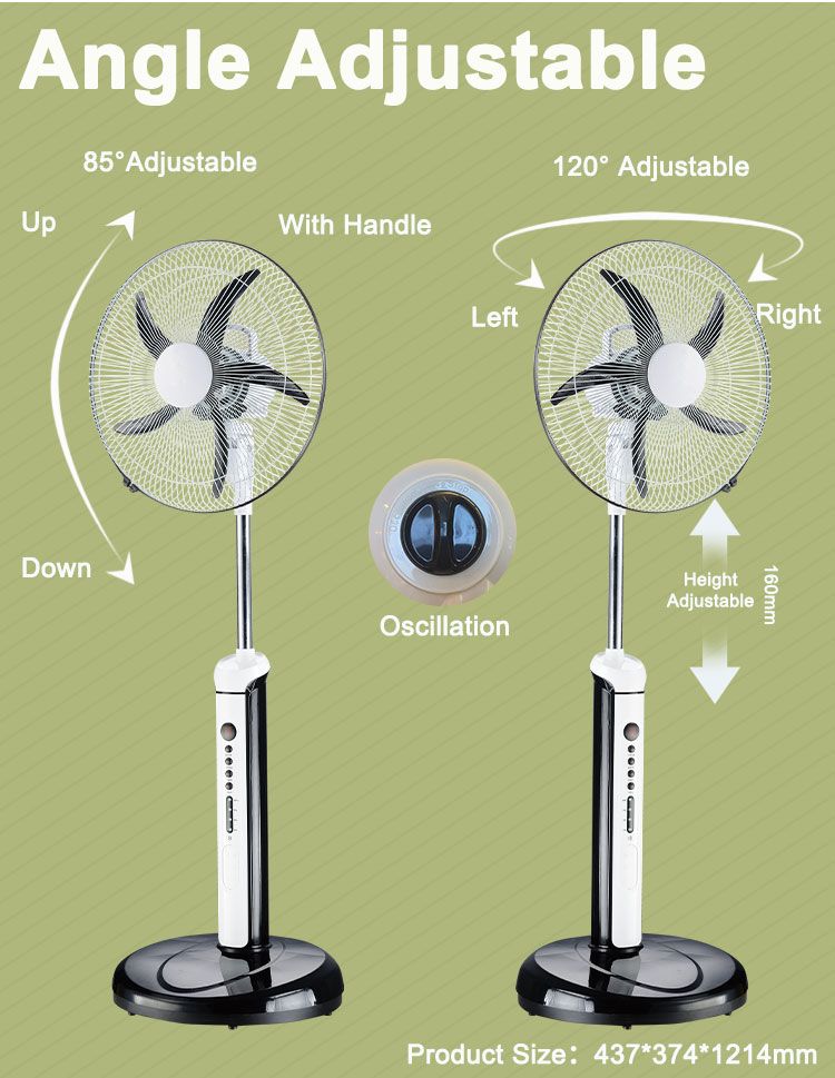 Rechargeable Standing Fan