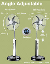 Rechargeable Standing Fan