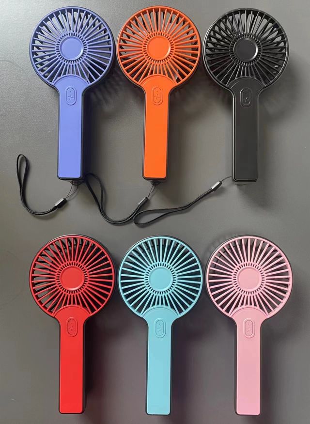 Portable Mini Fan with 1200mAh Battery - 3W Power, Lightweight Design