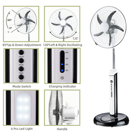 Rechargeable Standing Fan