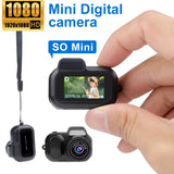 Retro Mini Camera With Screen 1080p HD Portable