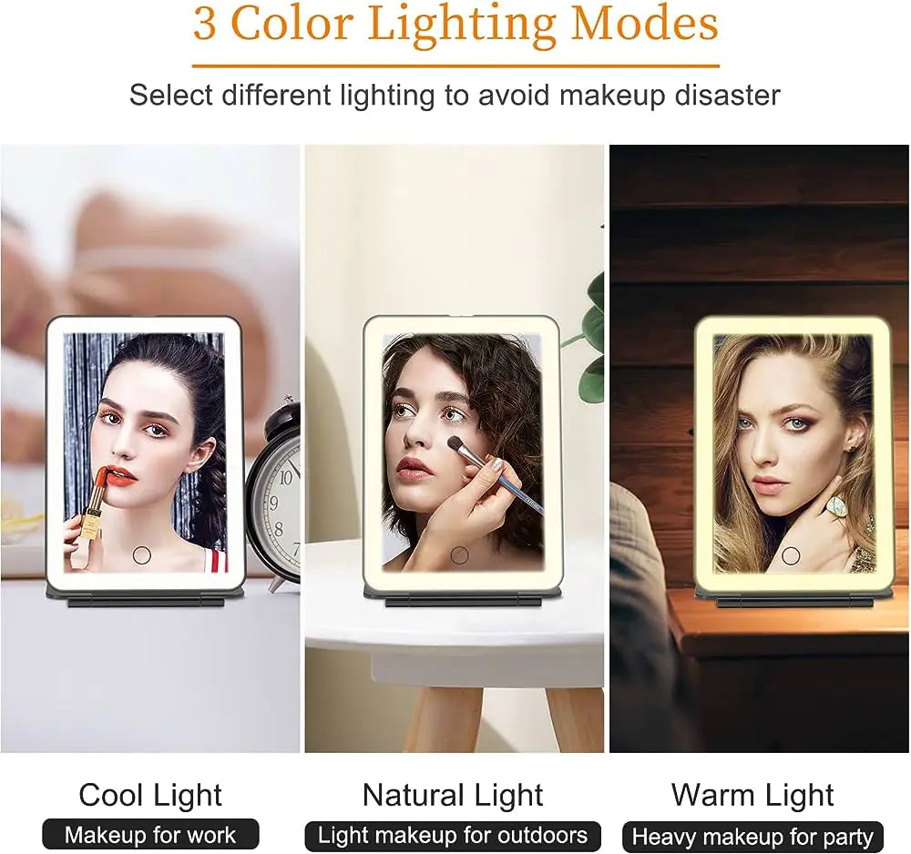 Smart Portable Makeup Mirror With Light