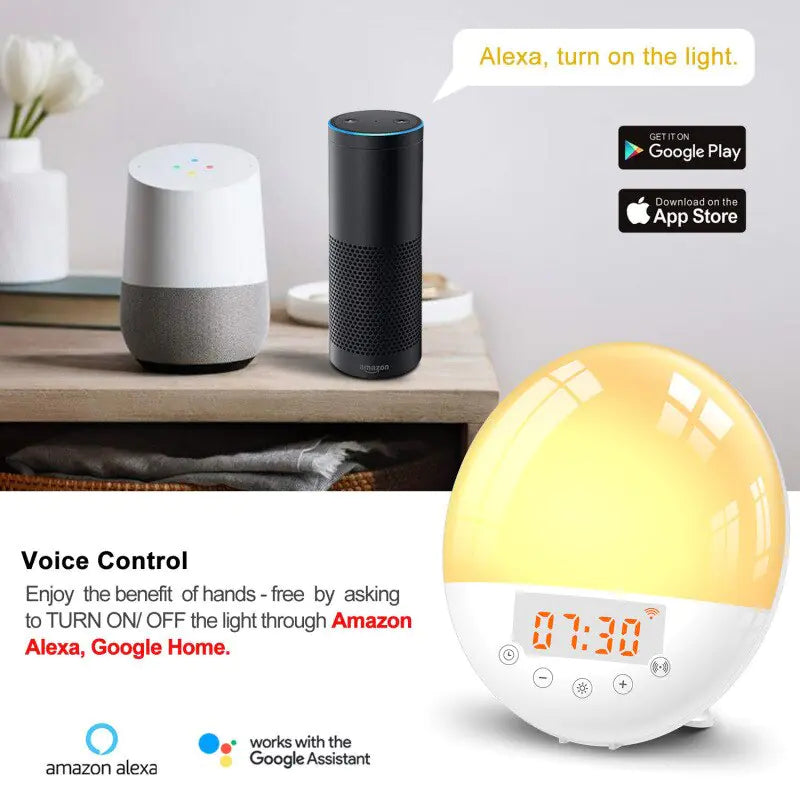 Digital Sunrise Alarm Clock