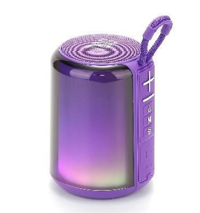 Portable Bluetooth Speaker with FM Radio, USB/TF/Aux-In, and 1200mAh Battery