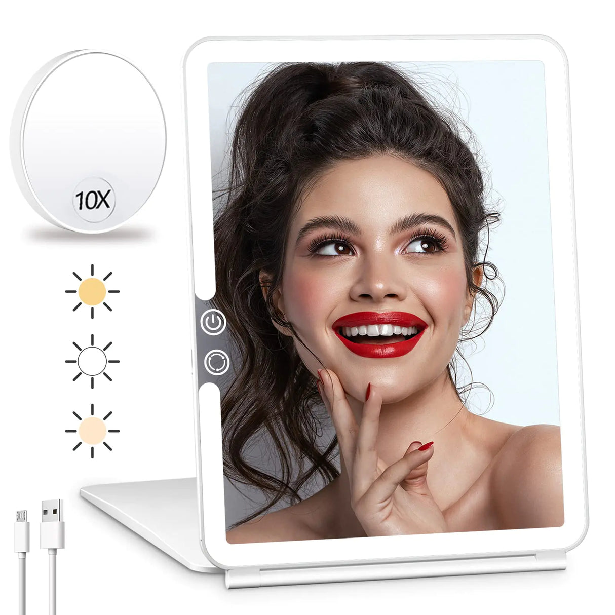 Smart Portable Makeup Mirror With Light